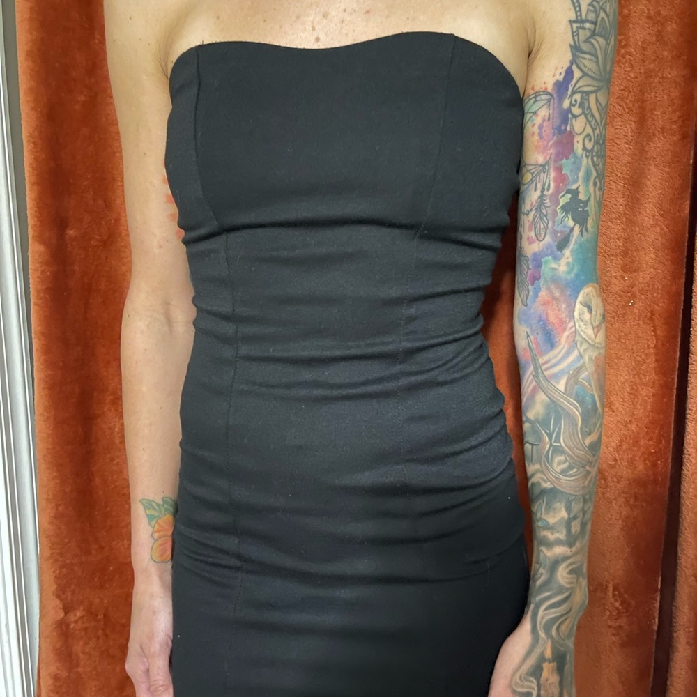 One and only go to black mini dress